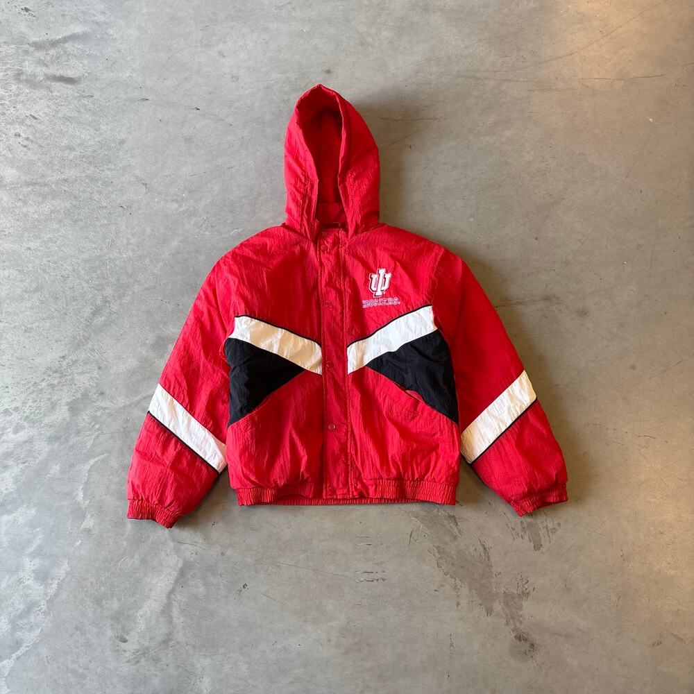 vintage 90s indiana hoosiers puffer jacket - Picture 1 of 5